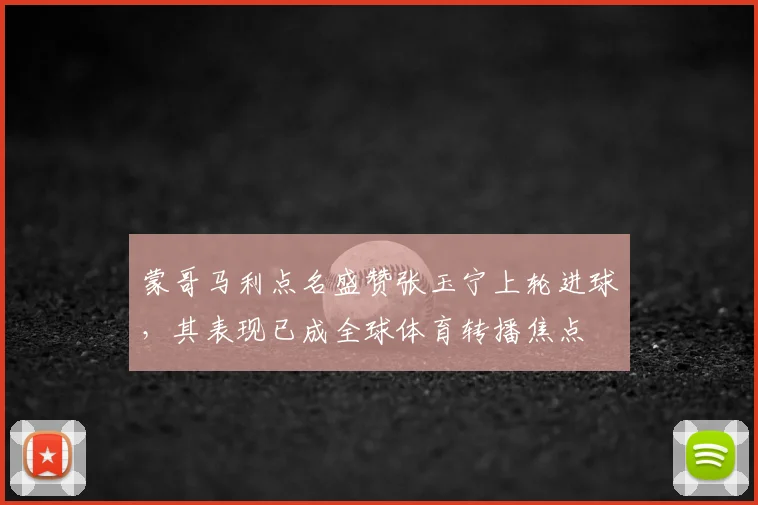 蒙哥马利点名盛赞张玉宁上轮进球,其表现已成全球体育转播焦点